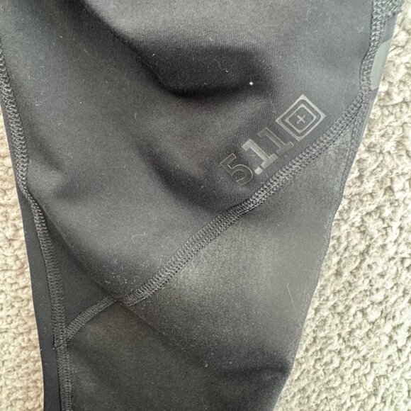 5.11 Tactical Womens Black Abby High Performance Leggings Pockets Size 6 - Picture 8 of 9